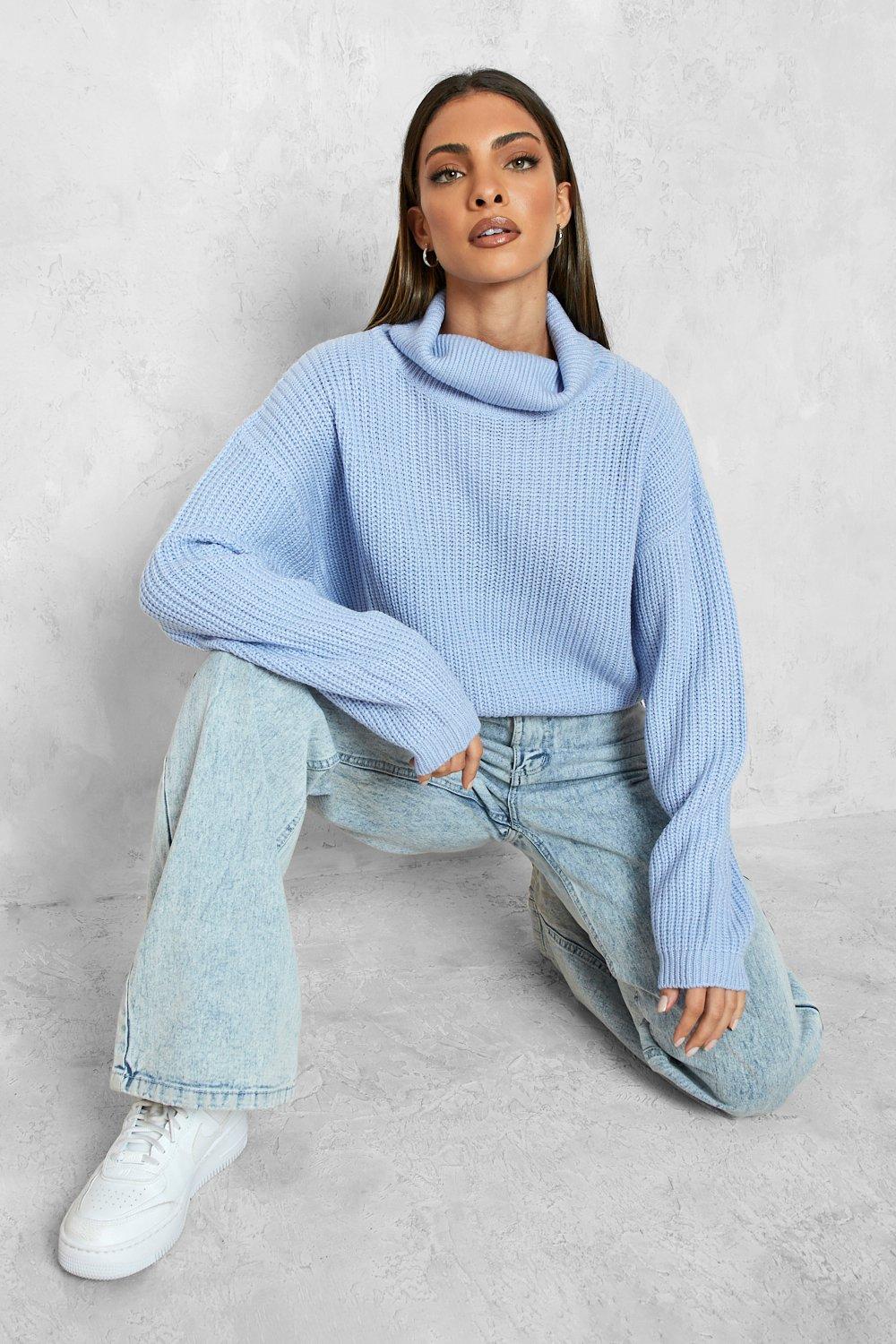 Fisherman's roll neck sweater sale